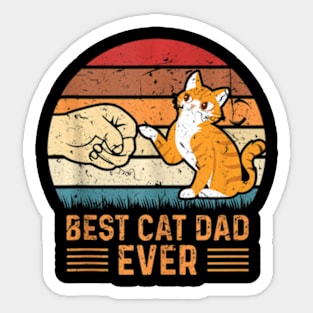 Best Cat Dad Ever 1G Sticker